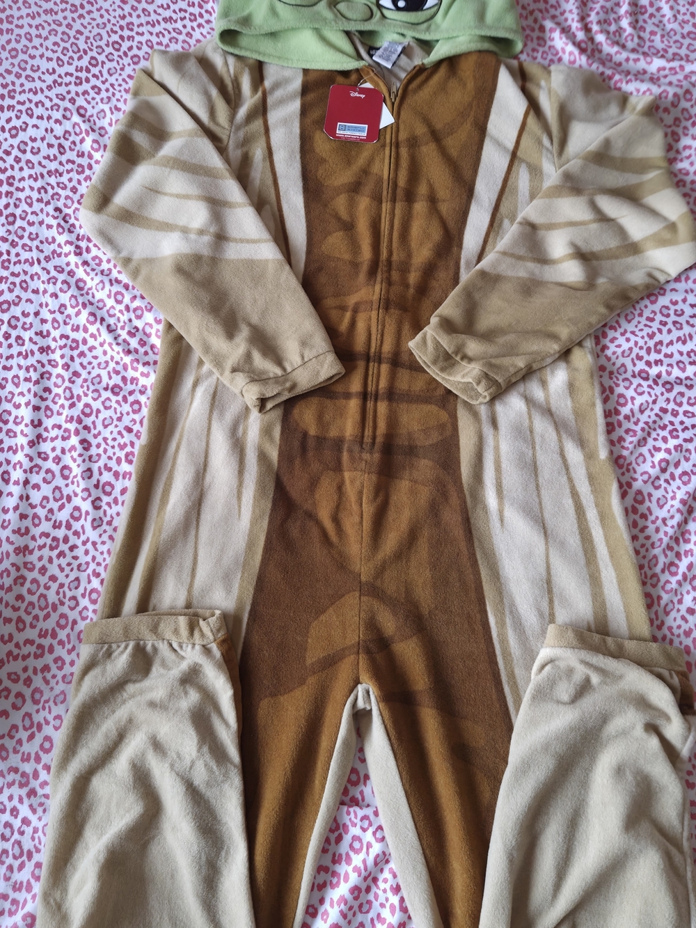 Disney Adult Star Wars Yoda Onsie Costume NWT